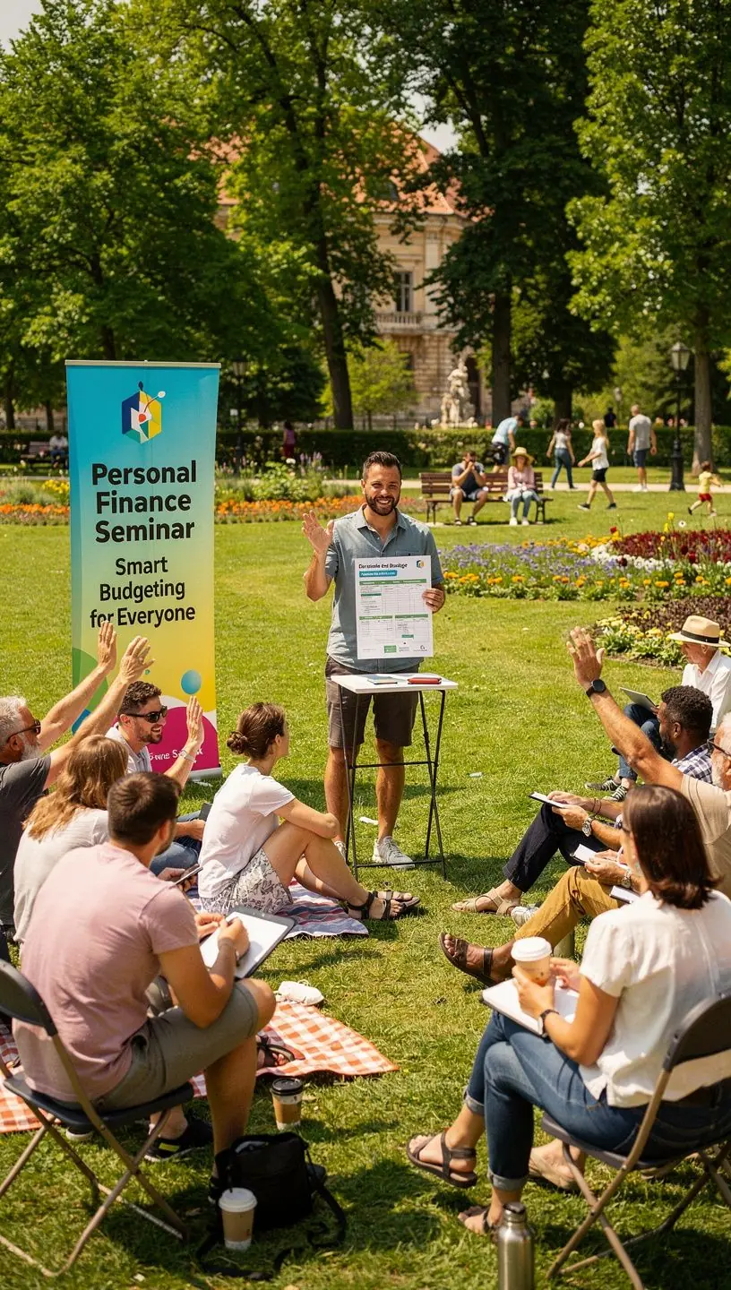 Olvasó nő jegyzetel egy személyes pénzügyi blogot böngészve laptopon.
